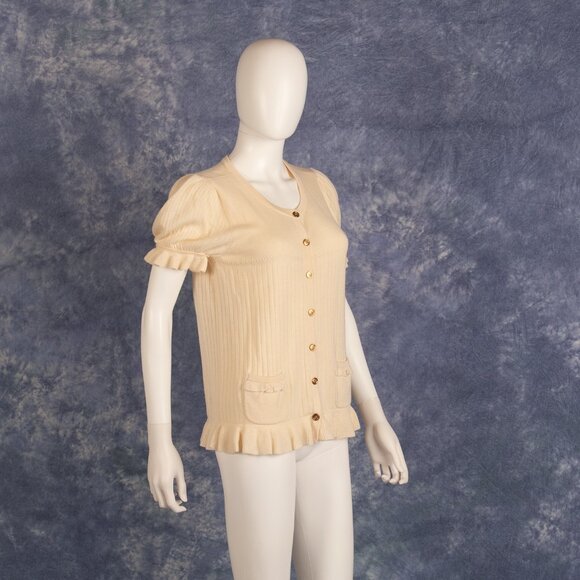 Vintage Ivory Juicy Couture Sweater Sz L - Picture 4 of 4